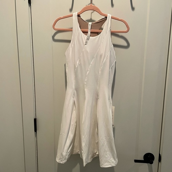 lululemon athletica Dresses & Skirts - NWT Lululemon Court Crush Tennis Dress Size 8 White